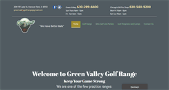Desktop Screenshot of greenvalleygolfrange.com